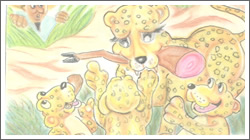 How the Cheetah got its Stained Cheeks